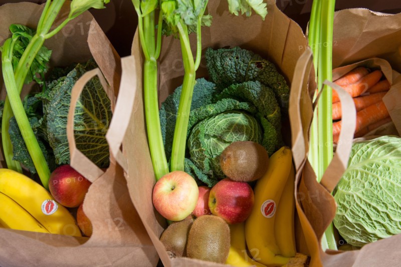 Sacs de légumes bio