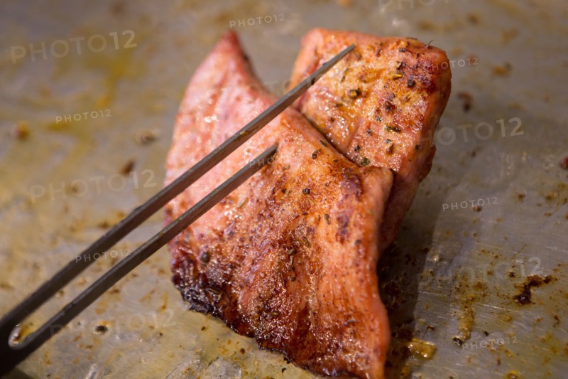 Morceau de viande cuit