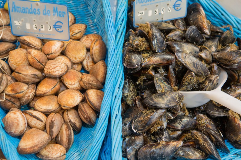 Amandes de mer et moules