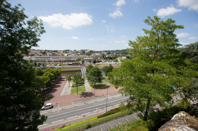 Saint-Lô, passerelle sur la Vire