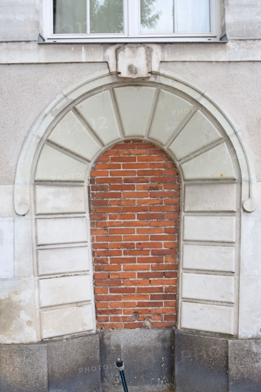 Nantes, porte murée