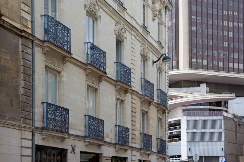 Nantes, rue donnant sur la Tour Bretagne