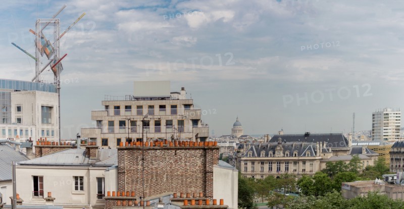 Paris, vue sur la mairie du 13e arrondissement