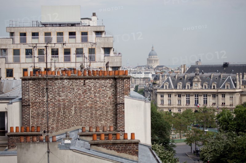 Paris, vue sur la mairie du 13e arrondissement