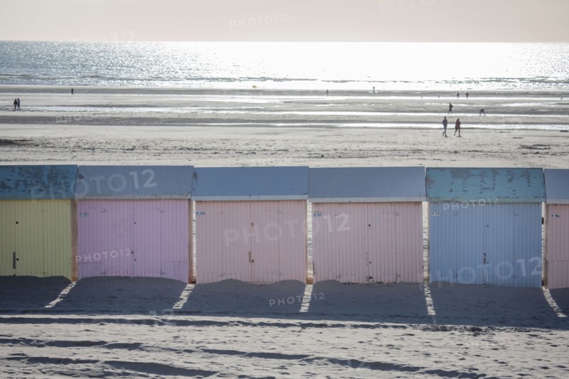 Berck Plage, cabines de bain