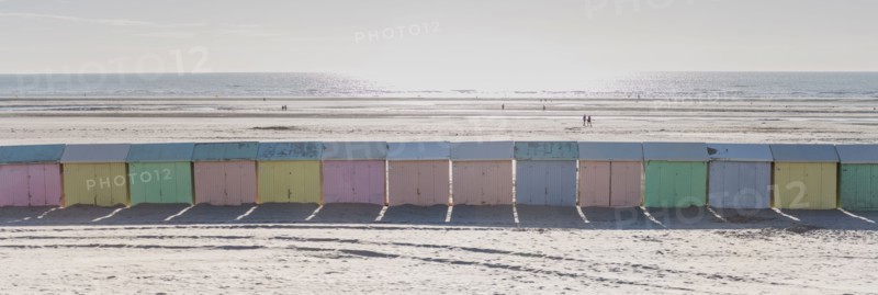 Berck Plage, cabines de bain
