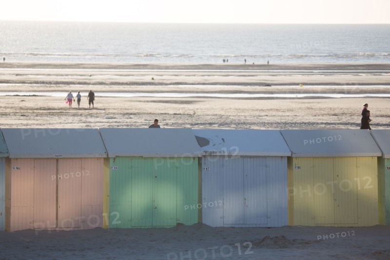 Berck Plage, cabines de bain