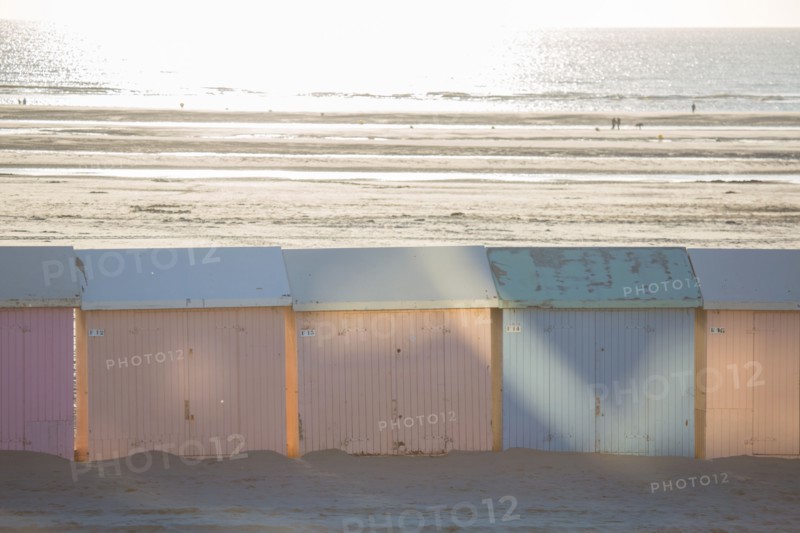 Berck Plage, cabines de bain