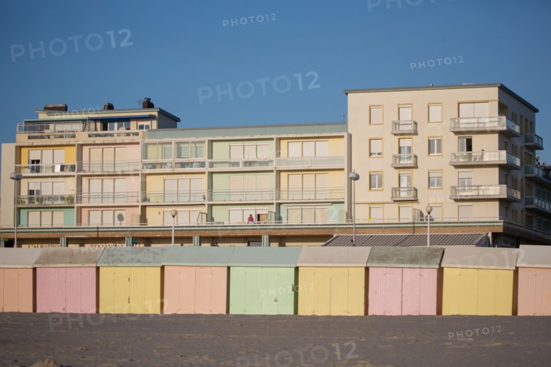 Berck Plage, cabines de bain
