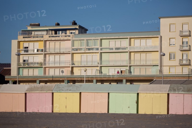 Berck Plage, cabines de bain