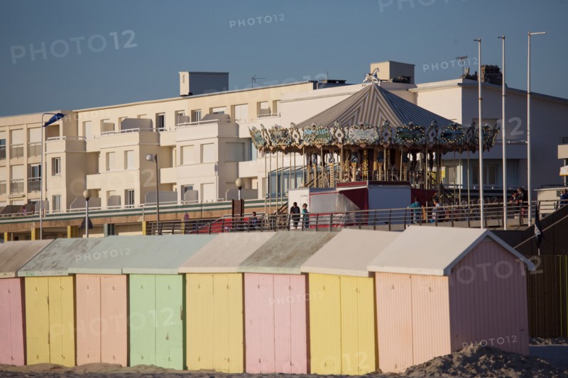 Berck Plage, cabines de bain