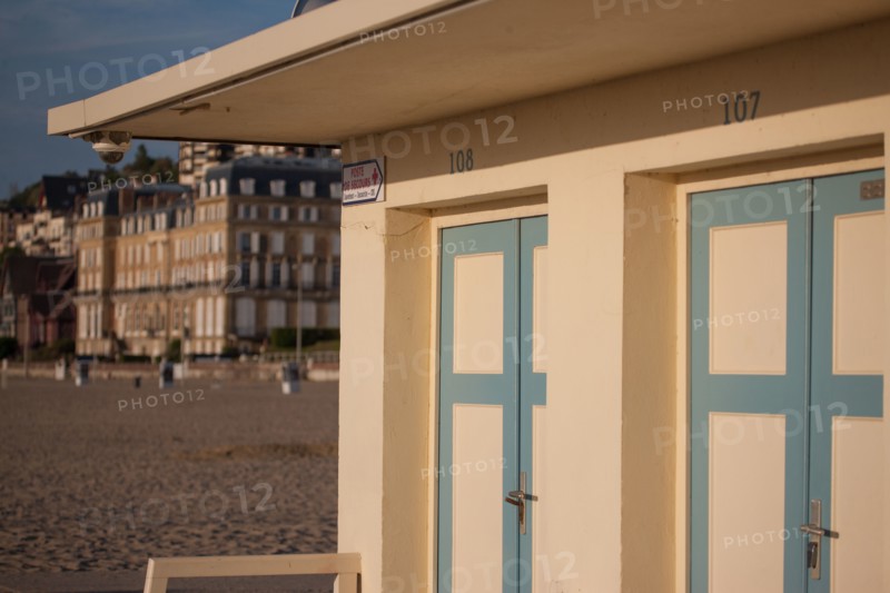 Trouville sur Mer, cabines de bains
