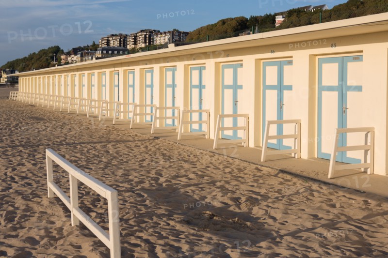 Trouville sur Mer, cabines de bains