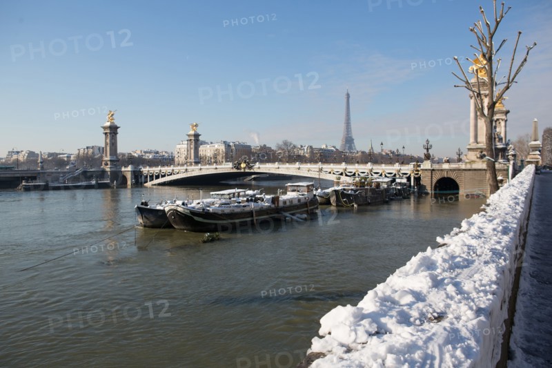 Paris under the snow, February 2018