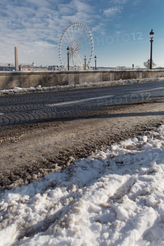 Paris under the snow, February 2018