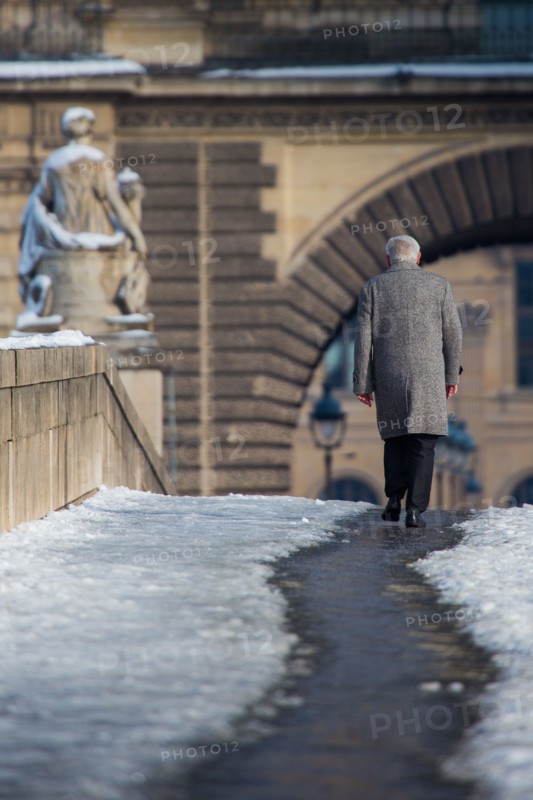 Paris under the snow, February 2018