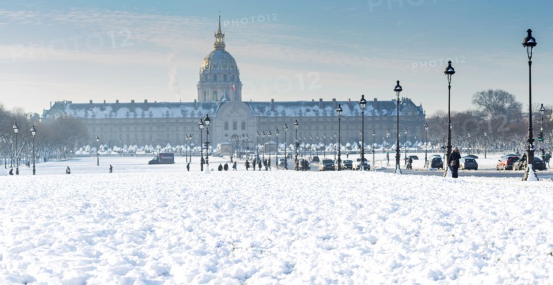 Paris under the snow, February 2018