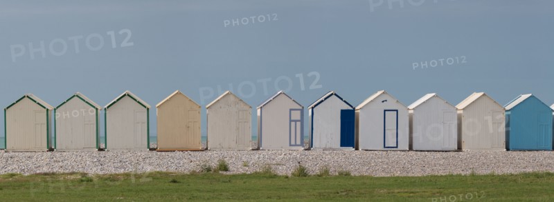 Beach huts in Cayeux-sur-Mer