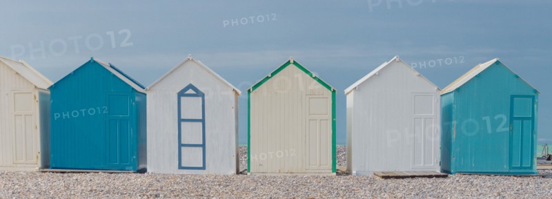 Beach huts in Cayeux-sur-Mer