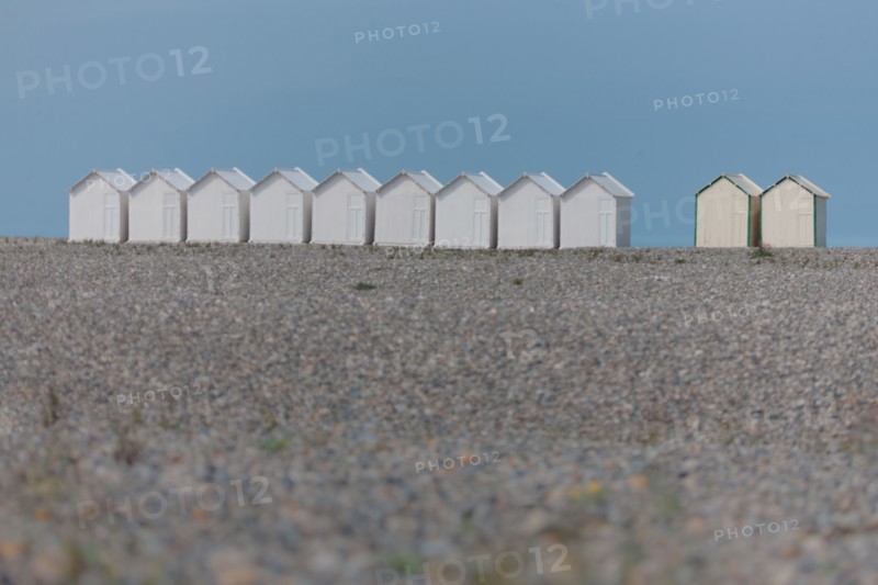 Beach huts in Cayeux-sur-Mer