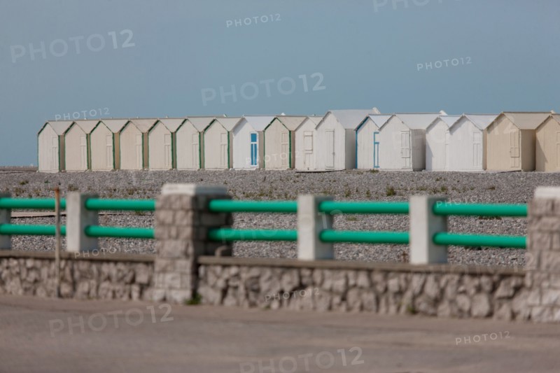 Beach huts in Cayeux-sur-Mer