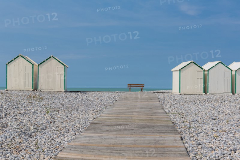 Beach huts in Cayeux-sur-Mer