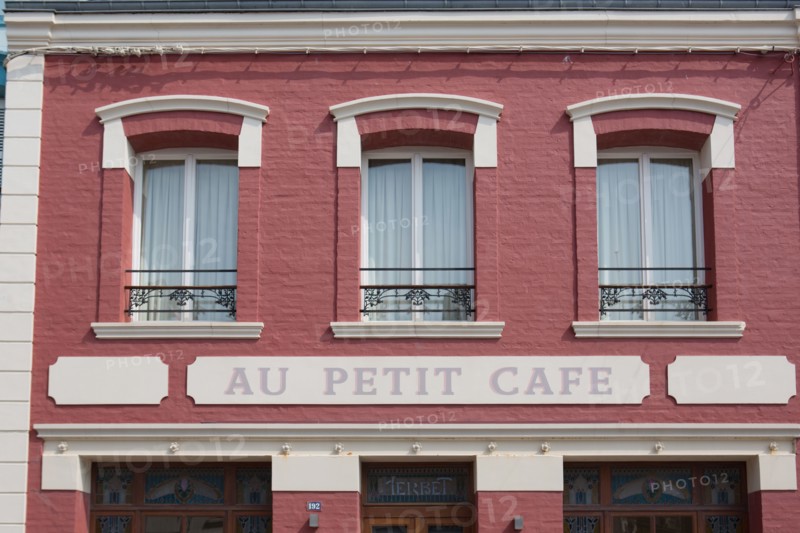 Façade de Cayeux-Sur-Mer (Baie de Somme, France)