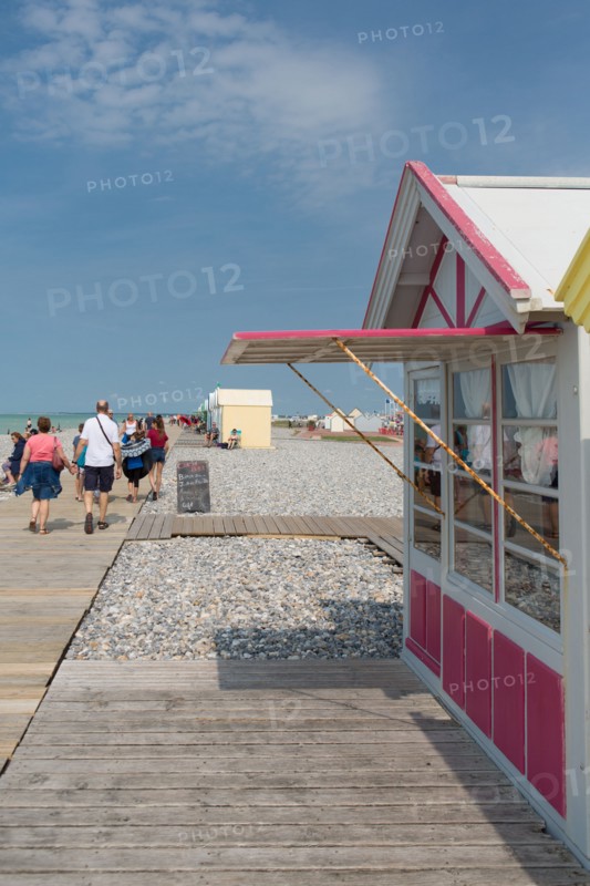 Cayeux-Sur-Mer (Baie de Somme, France), cabines de plage