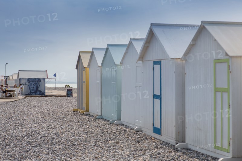 Beach huts in Cayeux-sur-Mer