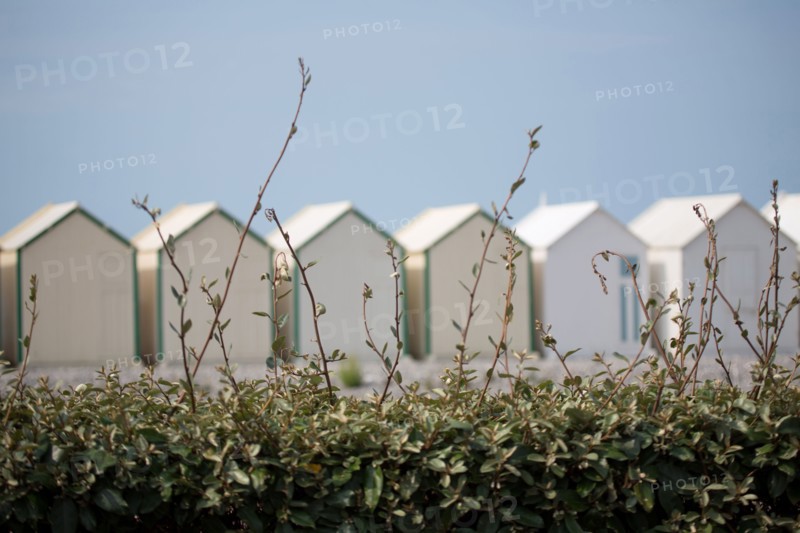 Cayeux-Sur-Mer (Baie de Somme, France), cabines de plage