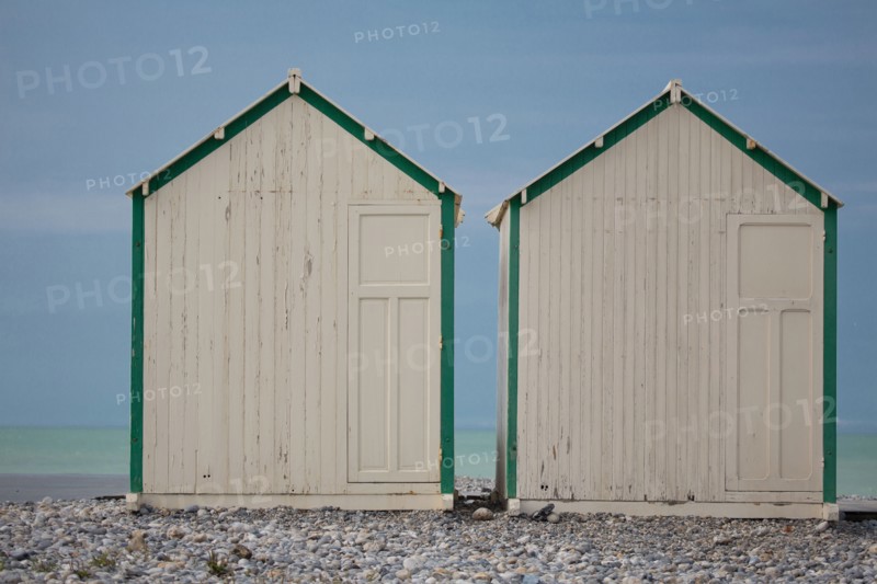 Beach huts in Cayeux-sur-Mer