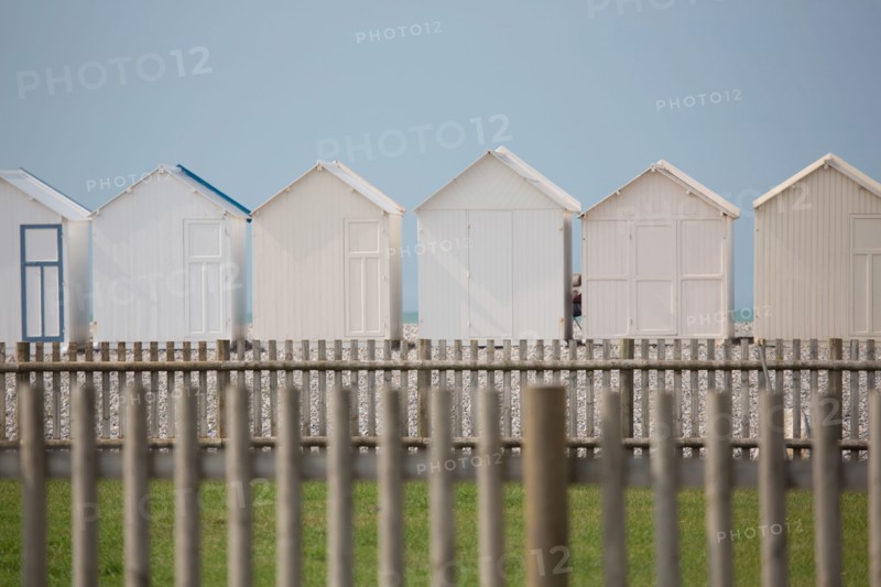 Beach huts in Cayeux-sur-Mer