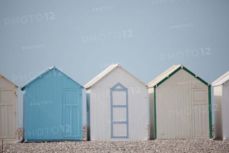 Beach huts in Cayeux-sur-Mer