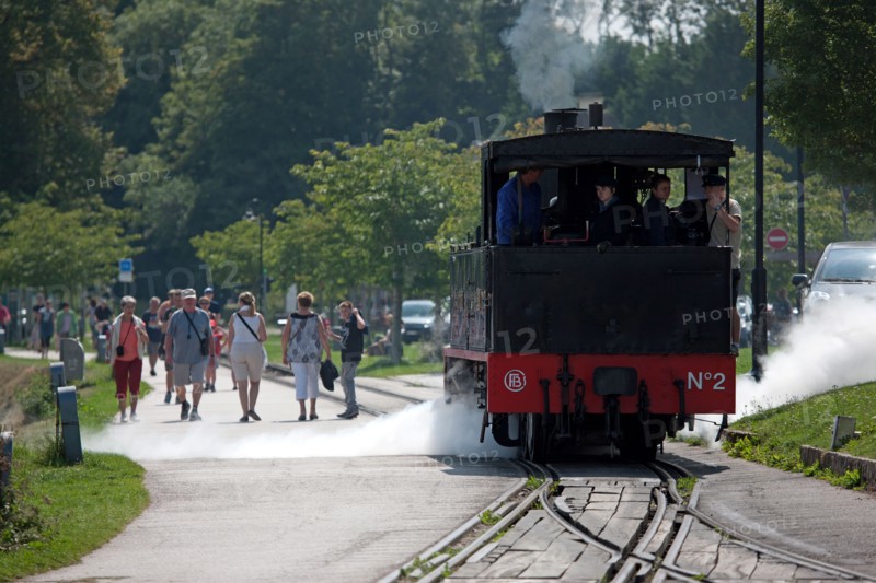 Trackless train in Le Crotoy