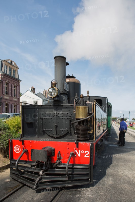 Trackless train in Le Crotoy