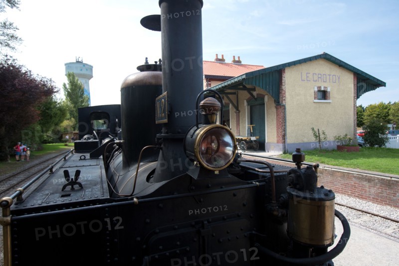 Trackless train in Le Crotoy
