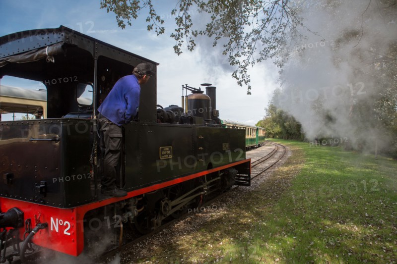 Trackless train in Le Crotoy
