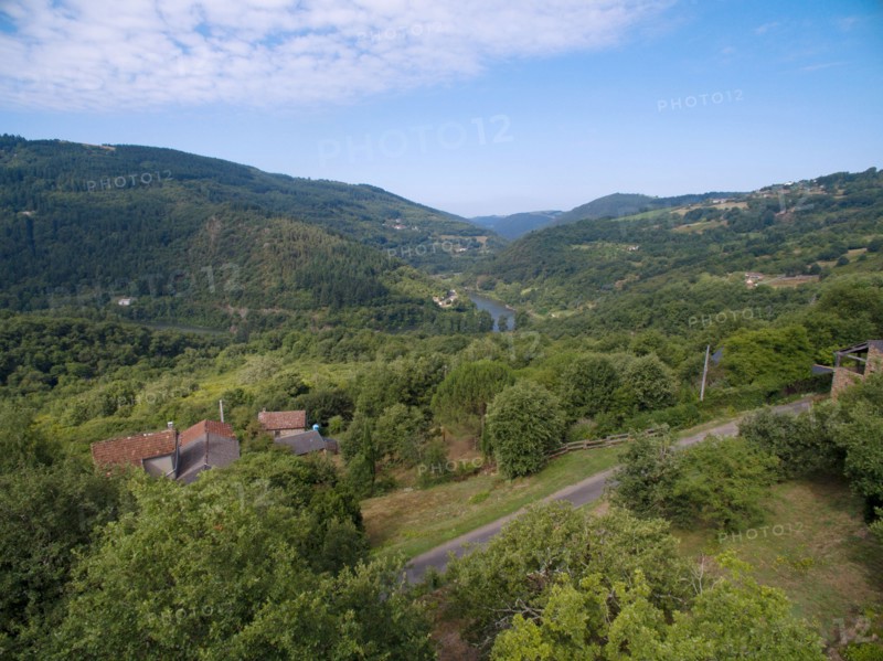 Panorama over the Regional nature park of Grands Causses