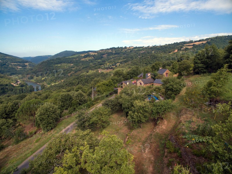 Panorama over the Regional nature park of Grands Causses