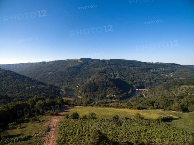 Panorama over the Regional nature park of Grands Causses