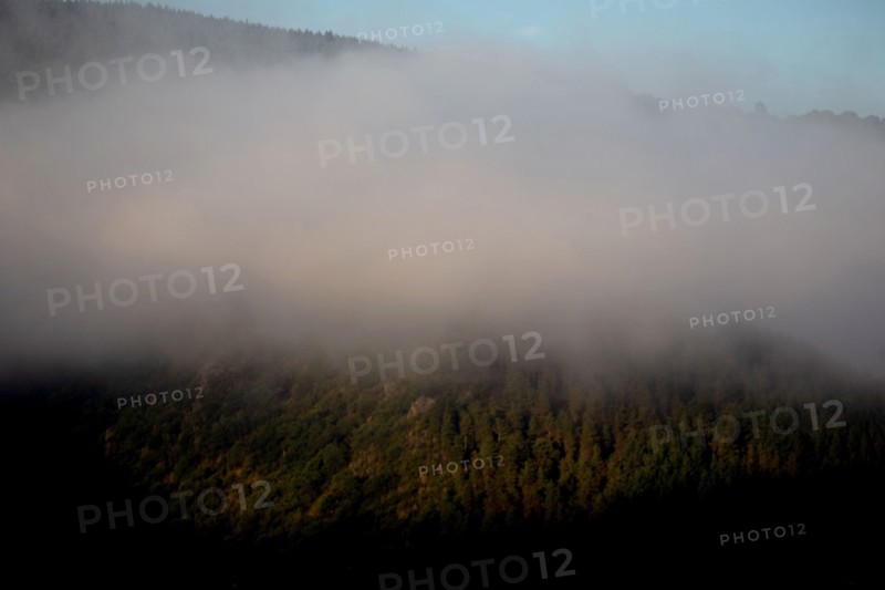 Morning haze over the Gorges du Tarn