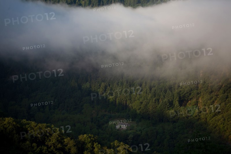 Morning haze over the Gorges du Tarn