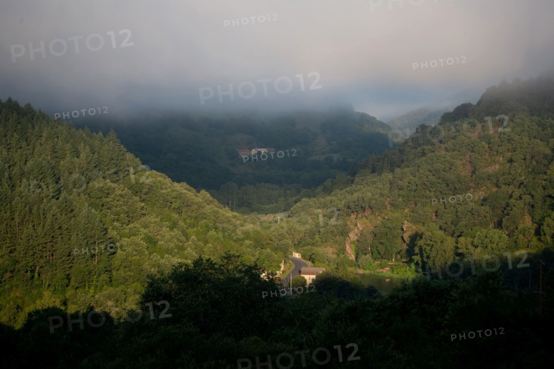 Morning haze over the Gorges du Tarn