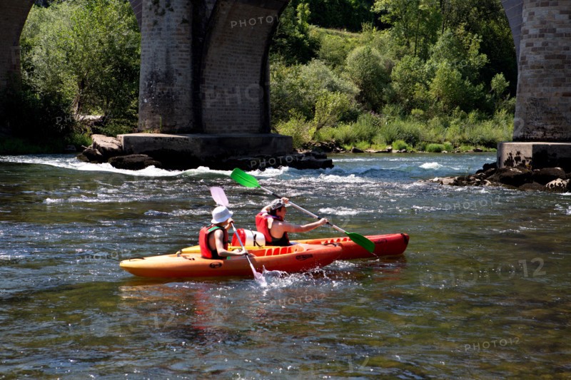 Kayaking on the Tarn river