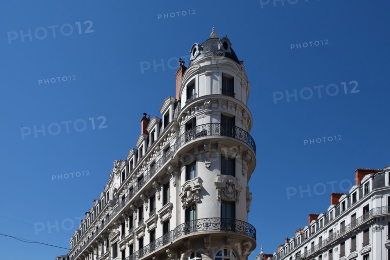Lyon, Jacobins, rue du Président Carnot, immeuble d'angle