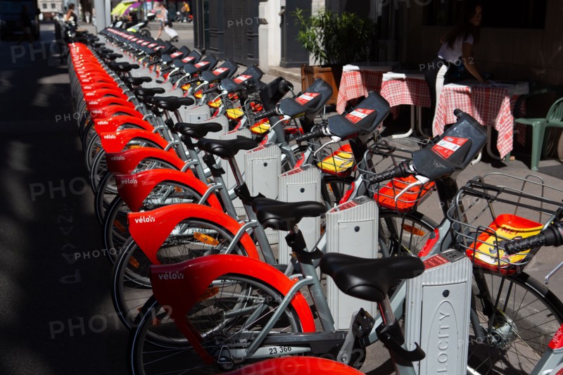 Lyon, Velov' self service bikes