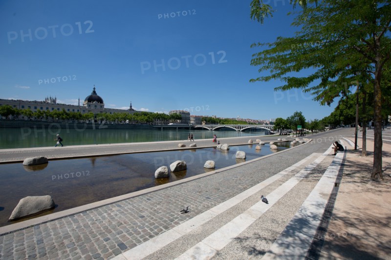 Lyon, banks of the Rhône River