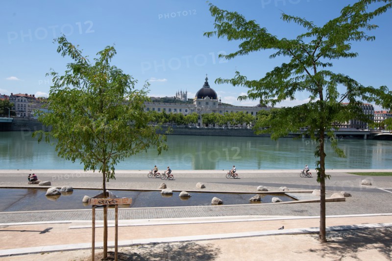 Lyon, banks of the Rhône River