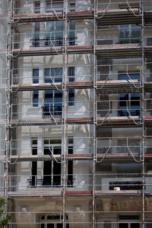 Lyon, scaffolding