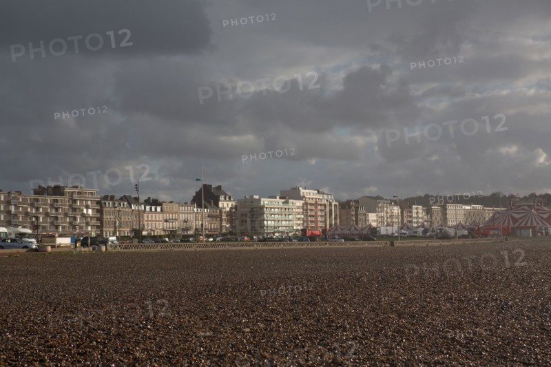 Dieppe, buildings and hotels on the Boulevard de Verdun